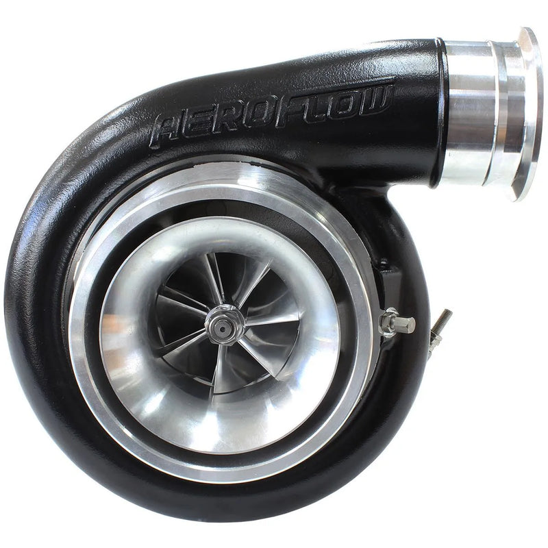Aeroflow Boosted 7575 1.10 T4 Twin Entry V-Band Outlet - Black (BB S475)