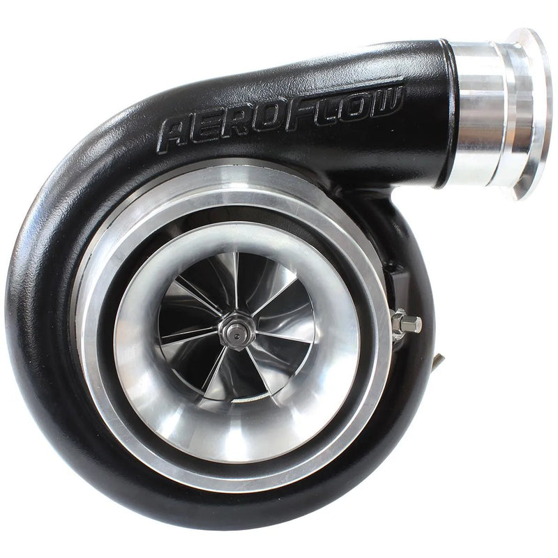 Aeroflow Boosted 8075 1.10 T4 Twin Entry V-Band Outlet - Black (BB S480)