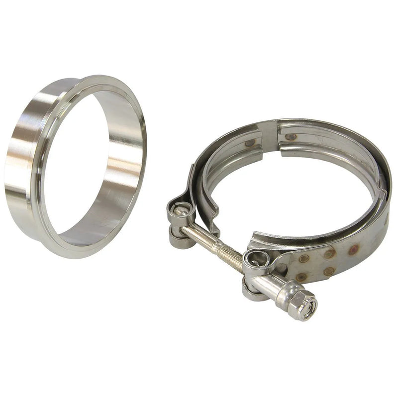 Aeroflow Stainless Boosted V-Band Kit to Suit Boosted Turbos GT30/GT35 - 3"