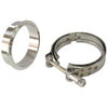 Aeroflow Stainless Boosted V-Band Kit to Suit Boosted Turbos GT30/GT35 - 3" (image 2)