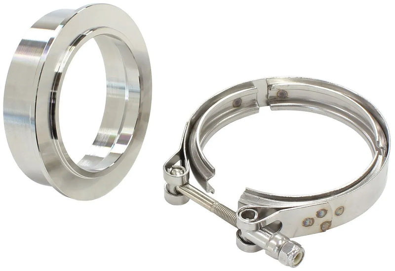 Aeroflow AF8080-1011 Boosted Turbine Inlet 3.79" O.D Stainless Steel V-Band Kit