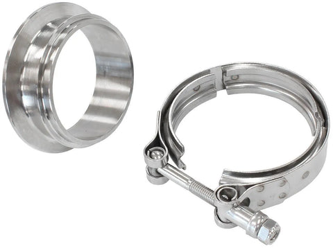 Aeroflow AF8080-1019 Boosted Turbine Inlet 3.62" O.D Stainless Steel V-Band Kit