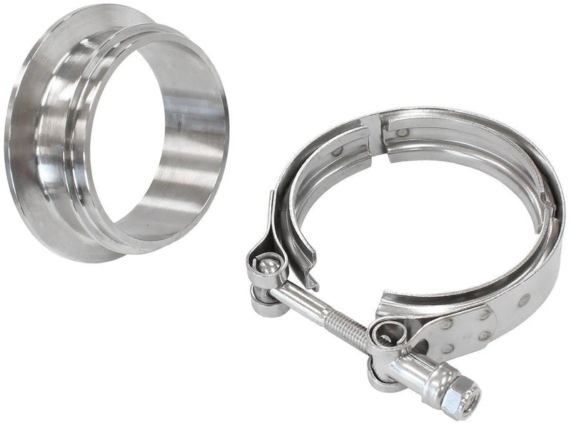 Aeroflow AF8080-1019 Boosted Turbine Inlet 3.62" O.D Stainless Steel V-Band Kit