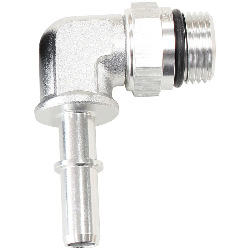 Aeroflow Push-On 5/16 to -8 ORB EFI Fuel Fitting - Silver
