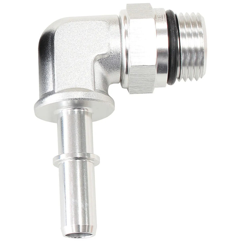 Aeroflow Push-On 3/8 to -8 ORB EFI Fuel Fitting - Silver