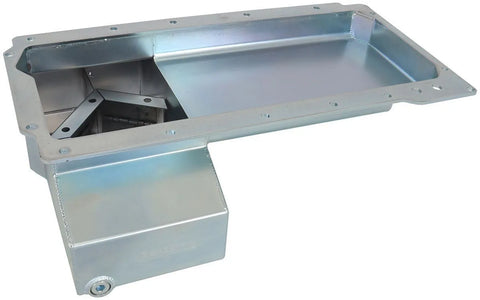 Aeroflow Fabricated Front Sump Oil Pan with Oil Filter Attachment - 6.5L (GM LS) — fits Chevrolet Camaro Gen 4