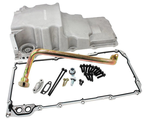 Aeroflow Cast Aluminium Conversion Rear Sump Oil Pan with Extra Clearance — fits Chevrolet Camaro Gen 4