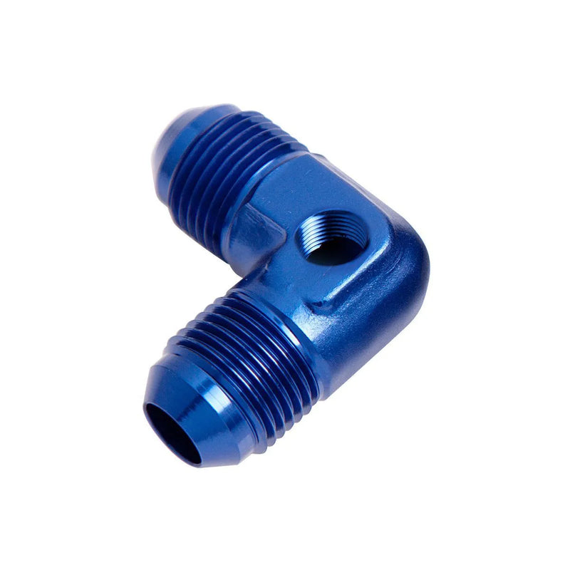 Aeroflow AF821-06PX 90 Deg Male Flare Union -6AN With