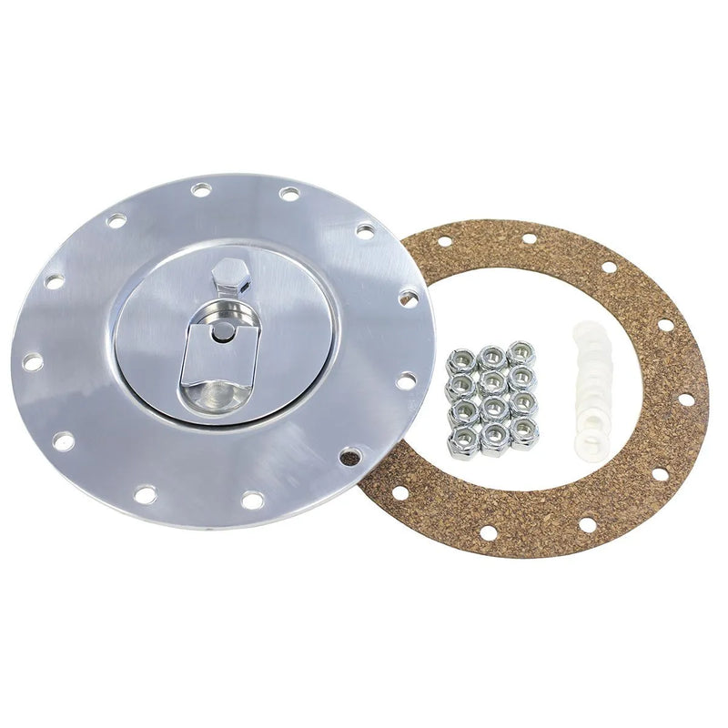 Aeroflow Billet RCI Fuel Cell Cap w/Bolts and Gasket - Polished
