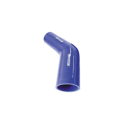 Aeroflow 45 Deg Silicone Hose Reducer - Blue - 140mm Long