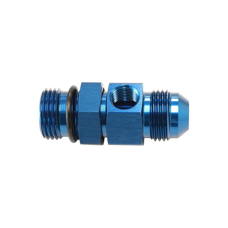 Aeroflow AF904-08X -8ORB To -8AN Extension With 1/8" Port