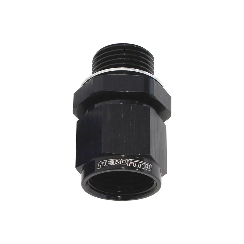 Aeroflow AF906-08-M18BLK M18 x 1.5 to -8 Female Swivel