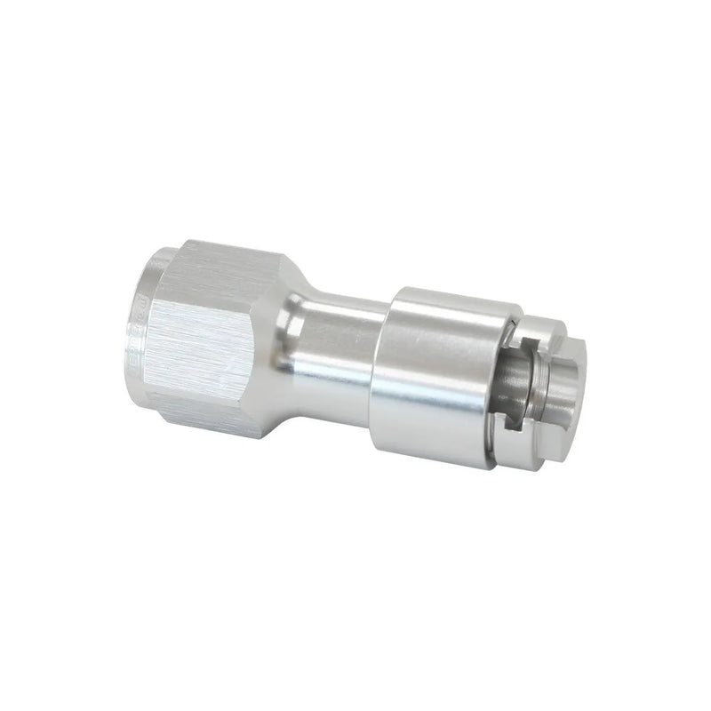 Aeroflow Push On 5/16" Female EFI Fuel Fitting w/-6ORB Port - Silver