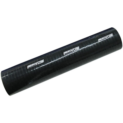 Aeroflow 88mm Straight Silicone Hose Coupler - Black - 300mm Long