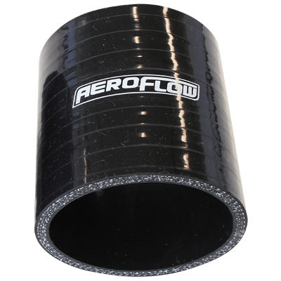 Aeroflow Black Straight Silicone Hose Joiner (Various Sizes) AF9201