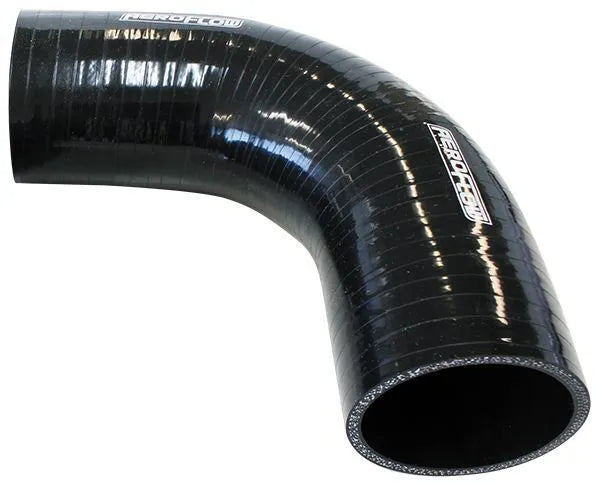 Aeroflow Gloss Black 90° Silicone Elbow Hose 6" 153mm I.D