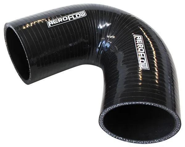Aeroflow Gloss Black 135° Silicone Elbow Hose 2-1/4" 57mm I.D