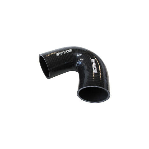 Aeroflow 135 Deg Silicone Hose Coupler - Black - 100mm Long