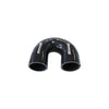 Aeroflow 180 Deg Silicone Hose Coupler - Black - 100mm Long