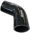 Aeroflow Gloss Black 67° Silicone Elbow Hose 3-1/8" 79mm I.D