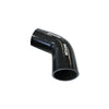 Aeroflow 67 Deg Silicone Hose Coupler - Black - 125mm Long 101mm