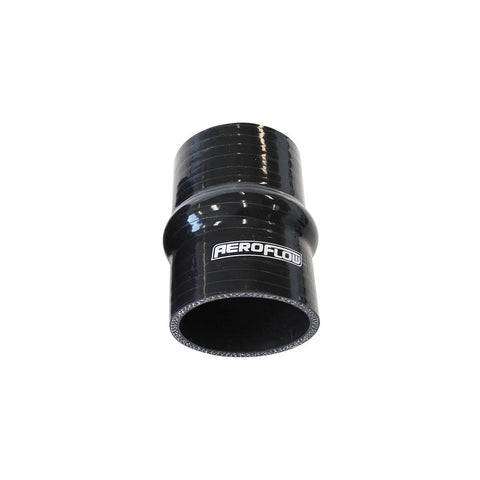 Aeroflow Straight Hump Silicone Hose Coupler - Black - 100mm Long