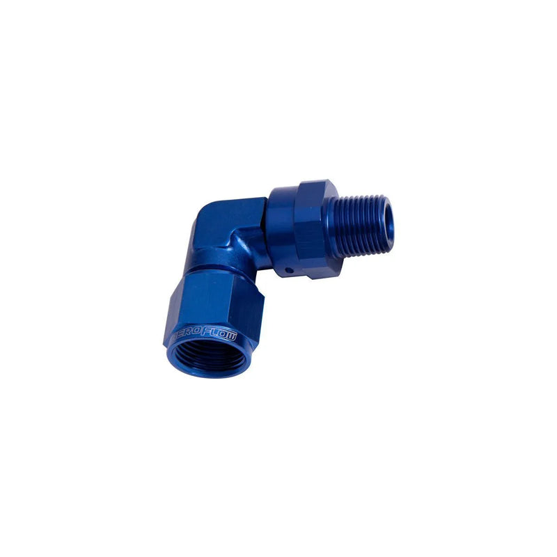 Aeroflow AF923-08-04X 90 Deg 1/4" NPT Male To -8AN Female