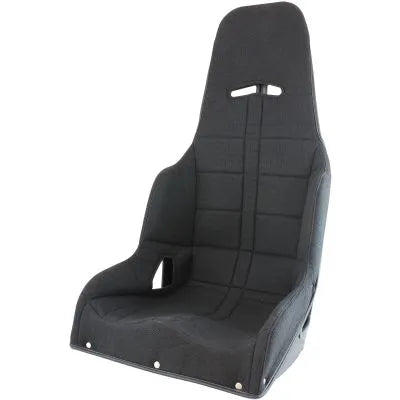 Aeroflow Black Tweed Seat Coverto Suit Pro Street Drag 18.5" Aluminium Race Seat