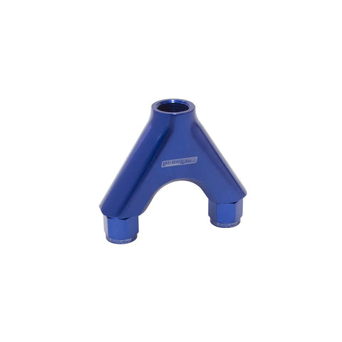 Aeroflow AF939-08-10X Billet Y-Piece 2 x -8AN Female to 1