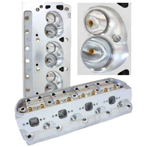 Aeroflow 205cc CNC Aluminium Cylinder Heads w/58cc Chambers (SB Ford) — fits Chevrolet Camaro Gen 1