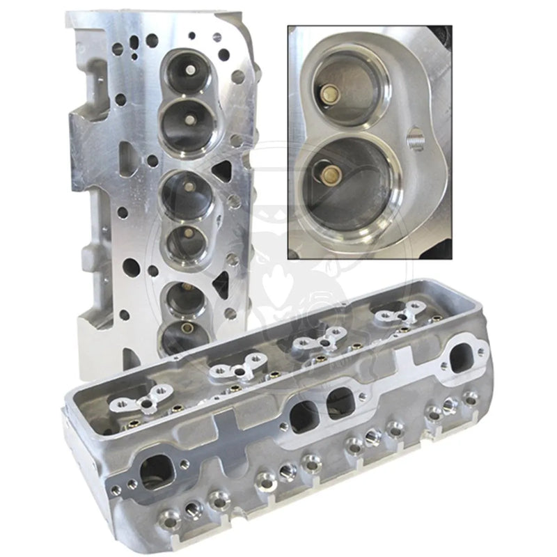 Aeroflow 210cc Aluminium Cylinder Heads w/64cc Chambers (SB Chevrolet)