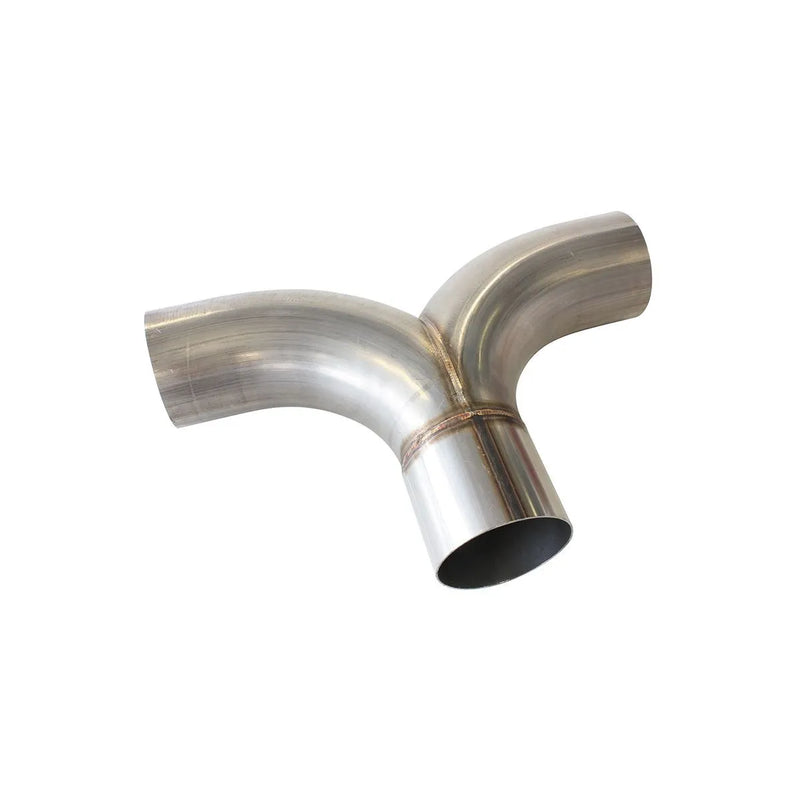 Aeroflow Stainless Steel Y-Pipe 2.5" Radius Flow Bend - 2.5" O.D