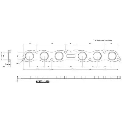 Aeroflow Stainless Steel Header Flange - Non Turbo (2JZ-GTE)