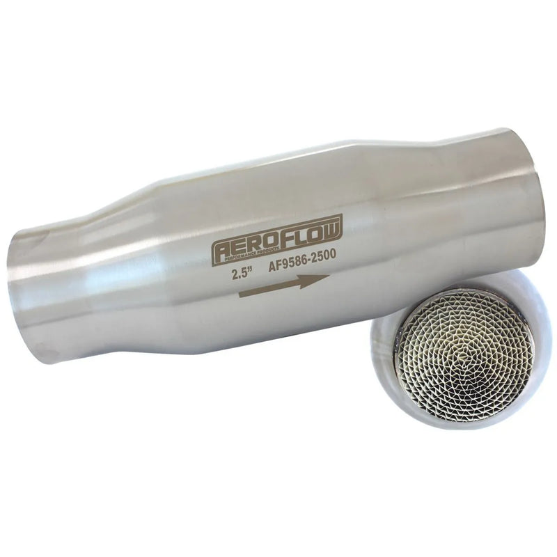 Aeroflow Metallic Catalytic Convertor - Slip Fit - 2.5" O.D