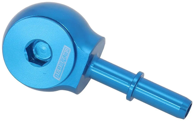 Aeroflow 90° Low Profile -8ORB to EFI Push On 3/8" Barb