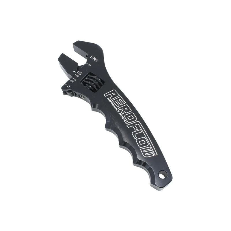 Aeroflow Adjustable Grip AN Wrench Kit -3AN to -12AN - Black