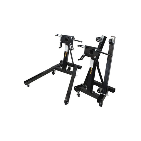 Aeroflow Heavy Duty Foldable Engine Stand - 910KG - Black
