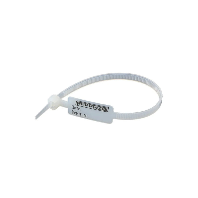 Aeroflow AF98-206X Pressure Testing Tag with Date and