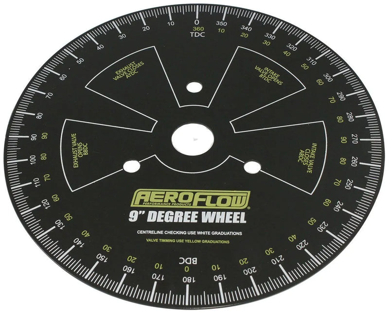 Aeroflow Camshaft Degree Wheel