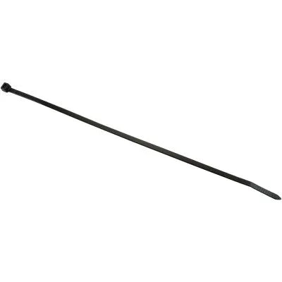 Aeroflow Heavy Duty Cable Ties 4.8mm Wide x 280mm Long - 25 Pack - Black