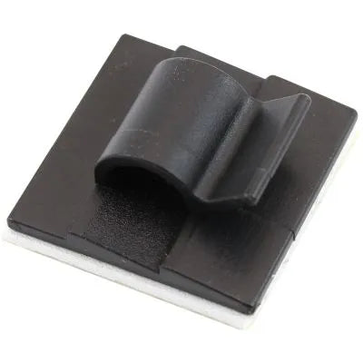 Aeroflow Adhesive Cable Mount to Suit 5mm Bundle - 50 Pack - Black