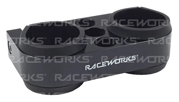 Raceworks Billet Billet Twin Pump Bracket - Suits 044
