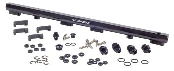 Raceworks Fuel Rail Holden VL Turbo RB30T Black