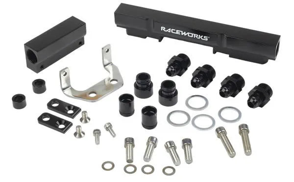 Raceworks Fuel Rails Mazda RX7 Series 4/5 13BT — fits Mazda RX-7