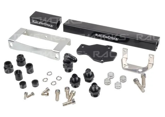Raceworks ALY-020BK Fuel Rail Series 6-8 (RX7 FD 92-02)