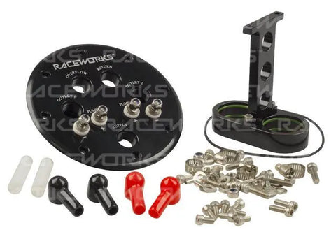 Raceworks Fuel Pump Hanger Suits Single/Twin 39mm-40mm Pumps