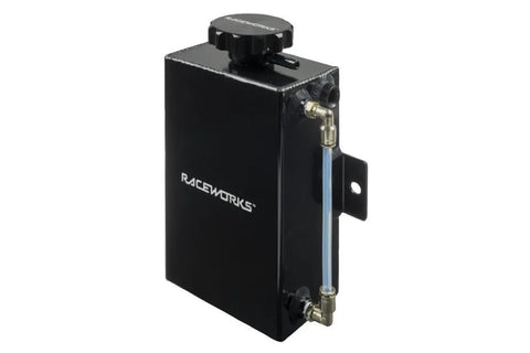 Raceworks Coolant Expansion Tank 1.8L with Cap - Black