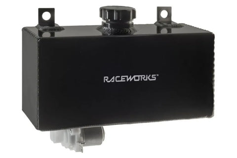 Raceworks Black Aluminium Washer Bottle w/ Pump