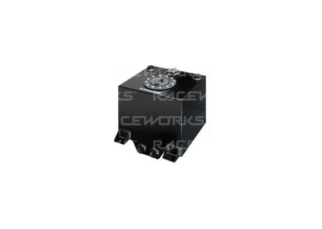 Raceworks 19L/5 Gallons Sumped Fuel Cell Tank 4x AN-10 ORB Black