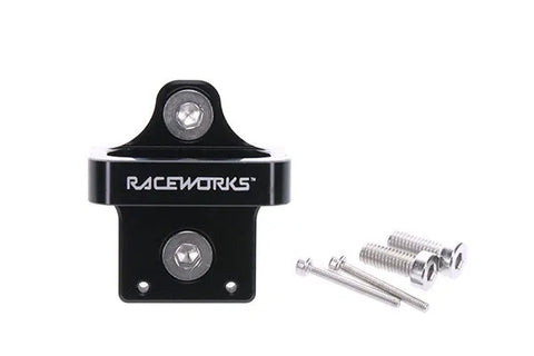Raceworks 3 Port Solenoid Black Billet Mount